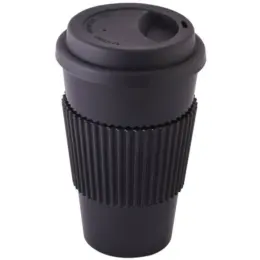 Bamboo 350ml Coffee Mug Black